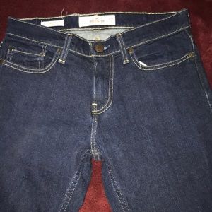 Skinny fit Hollister dark blue jeans